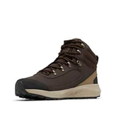 Buty trekkingowe męskie - Columbia Męskie buty trekkingowe Trailstorm Peak Mid, Kordovan/czarny, 49.5 EU - miniaturka - grafika 1