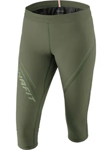 DYNAFIT Legginsy funkcyjne "ALPINE 2" w kolorze khaki - Spodnie sportowe damskie - miniaturka - grafika 1