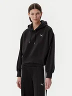 Bluzy damskie - Puma Bluza Ess 629746 Czarny Relaxed Fit - miniaturka - grafika 1