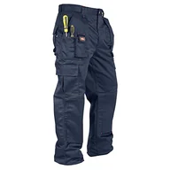 Spodenki męskie - Lee Cooper męskie spodnie robocze cargo, granatowe, rozmiar W36/L31 - miniaturka - grafika 1
