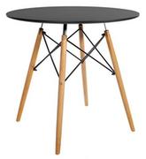 Stoły - Mufart Mufart Okrągły stół ETT do kuchni jadalni salonu 60cm Czarny model_3501_1-TODI-ETX60 - miniaturka - grafika 1