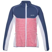 Bluzy sportowe damskie - Bluza damska Regatta Wmns Hepley F/Z Rozmiar: XXXL / Kolor: różowy/niebieski - miniaturka - grafika 1