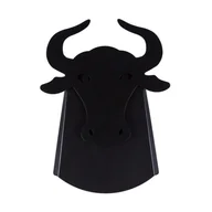 Lampy ścienne - ABIGALI Lampa ścienna Byk Abigali Bull Czarna ABIGALI-BULL-B - miniaturka - grafika 1