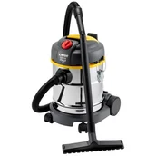 Odkurzacze przemysłowe - LAVOR 8.253.0011 odkurzacz na sucho z silnikiem o wysokiej wydajności, wydajność tłoczenia 60 l/s, pojemność 20 l, 800 W, 230 V, stal nierdzewna - miniaturka - grafika 1