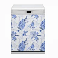 Dekoracje domu - Mata Bluedecor Magnes na zmywarkę Niebieska hortensja 60x80 - miniaturka - grafika 1