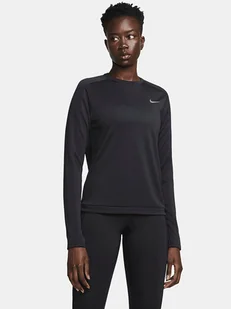 Nike Koszulka w kolorze czarnym do biegania - Koszulki sportowe damskie - miniaturka - grafika 1