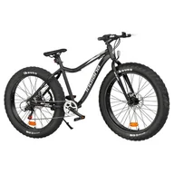 Rowery - Rower górski MTB INDIANA Fat Bike M18 26 cali męski Czarny - miniaturka - grafika 1