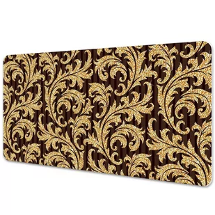 Podkładka na całe biurko Liściasty wzór 120x60 cm - Podkładki na biurko - miniaturka - grafika 1