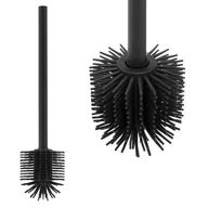 Akcesoria do wc - Samoczyszcząca silikonowa szczotka do WC czarna kod: V.WCZ HALIKA SILKA-BLK + Sprawdź na SuperWnetrze.pl - NATYCHMIASTOWA WYSYŁKA !! - miniaturka - grafika 1