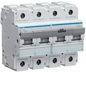 Bezpieczniki elektryczne - Hager MCB Wyłącznik nadprądowy 10kA 4P C 80A HMF480 - miniaturka - grafika 1