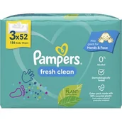 Chusteczki nawilżane - PAMPERS Chusteczki Fresh Clean 3x52szt 8001841077864 - miniaturka - grafika 1