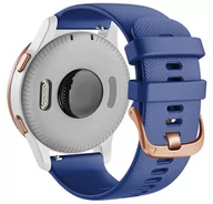Akcesoria do smartwatchy - Opaska Pasek Bransoleta Softband Garmin Garmin Venu 2S / Vivoactive 4S 18Mm Granatowa - miniaturka - grafika 1