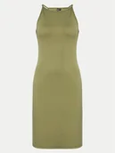 Sukienki - Pieces Sukienka dzianinowa Ostina 17124786 Zielony Slim Fit - miniaturka - grafika 1