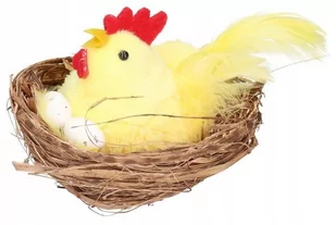 Kura W Gniazdku Figurka Ozdoba Do Stroika - Wielkanoc - miniaturka - grafika 1