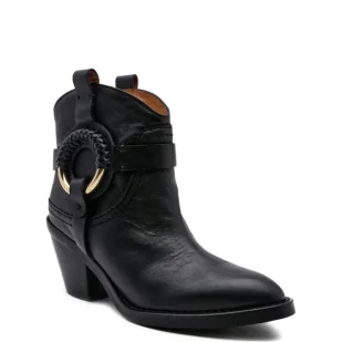 See By Chloe Skórzane botki - Botki damskie - miniaturka - grafika 1