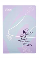 Zeszyty szkolne - zeszyt A4 Stitch fioletowy w kratkę 60 kartek LILO I STICH - miniaturka - grafika 1