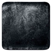 Talerze - PORCELANA RAK KARBON Talerz kwadratowy 27 cm czarny - miniaturka - grafika 1