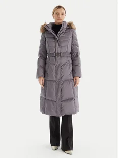 Guess Płaszcz zimowy W5BL29 W2802 Szary Regular Fit - Płaszcze damskie - miniaturka - grafika 1