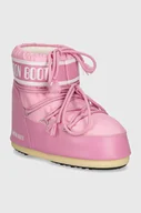 Śniegowce damskie - Moon Boot śniegowce MB ICON LOW NYLON kolor różowy 80D1409340 J001 - miniaturka - grafika 1