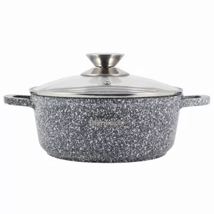 Solidny kocioł garnek granitowy z pokrywką 2,3L - Garnki - miniaturka - grafika 1