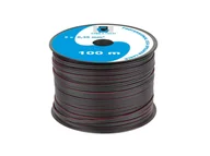 Kable - CABLETECH Kabel głośnikowy CCA 0.35mm czarny - miniaturka - grafika 1