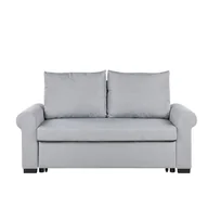 Sofy i kanapy - Sofa Rozkładana Jasnoszara Silda - miniaturka - grafika 1