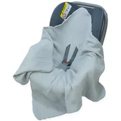 Otulacze - OTULACZ DO FOTELIKA NOSIDEŁKA MUŚLINOWY BEZ WYPEŁNIENIA LETNI Kerstin - miniaturka - grafika 1