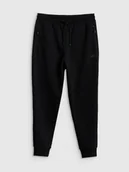 Spodnie sportowe męskie - 4F Spodnie dresowe joggery męskie - czarne XXL - miniaturka - grafika 1