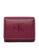 Portfele - Calvin Klein Portfel Bold Ck Medium Bifold LV04F1047G Różowy - miniaturka - grafika 1