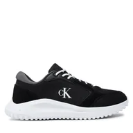 Sneakersy męskie - Sneakersy Calvin Klein Jeans Eva Runner Low Mg Wmm YM0YM01145 Czarny - miniaturka - grafika 1