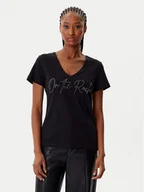 Koszulki i topy damskie - Morgan T-Shirt 242-DLUCAS Czarny Regular Fit - miniaturka - grafika 1