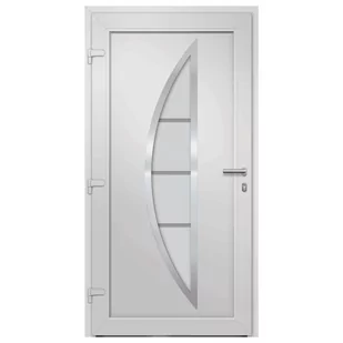 Drzwi wejściowe zewnętrzne, białe, 98 x 208 cm 279202 VIDAXL - Drzwi zewnętrzne - miniaturka - grafika 6