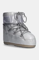 Śniegowce damskie - Moon Boot śniegowce MB ICON LOW GLITTER kolor srebrny 80D1409440 H001 - miniaturka - grafika 1