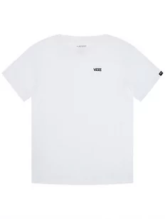 Vans T-Shirt Left Chest VN0A4MQ3 Biały Classic Fit - Koszulki dla chłopców - miniaturka - grafika 1