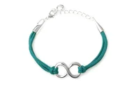 Bransoletki - Symbol Nieskończoności Bransoletka Turkus - miniaturka - grafika 1