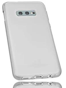 mumbi Etui kompatybilne z Samsung Galaxy S10e, etui na telefon komórkowy, przezroczyste, białe - Etui i futerały do telefonów - miniaturka - grafika 1