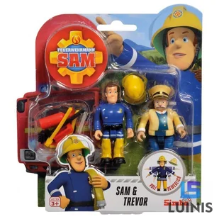 Simba Strażak Sam 2 Figurki z akcesoriami Sam i Trevor 9251043_ST - Figurki dla dzieci - miniaturka - grafika 2
