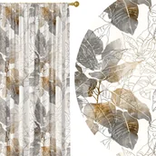 Zasłony - Zasłony Gotowe Na Taśmie Zasłona Na Żabki 140X250 - miniaturka - grafika 1