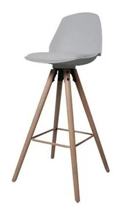 Actona Stołek barowy Oslo szary wood - Taborety i hokery - miniaturka - grafika 1