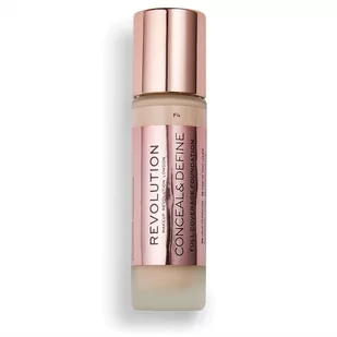 Makeup Revolution Conceal & Define podkład kryjący odcień F4 23 ml - Podkłady do twarzy - miniaturka - grafika 1