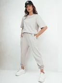 Dresy damskie - Komplet damski dresowy ZIMELAN szary Dstreet AY1031-L - miniaturka - grafika 1