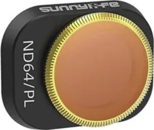 SunnyLife FILTR SZARY POLARYZACYJNY ND64-PL ND/PL DO DJI MINI 4 PRO - Akcesoria do drona - miniaturka - grafika 1