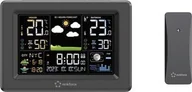 Stacje pogodowe - Renkforce Digitale-Wetterstation Schwarz (RF-4883630) - miniaturka - grafika 1