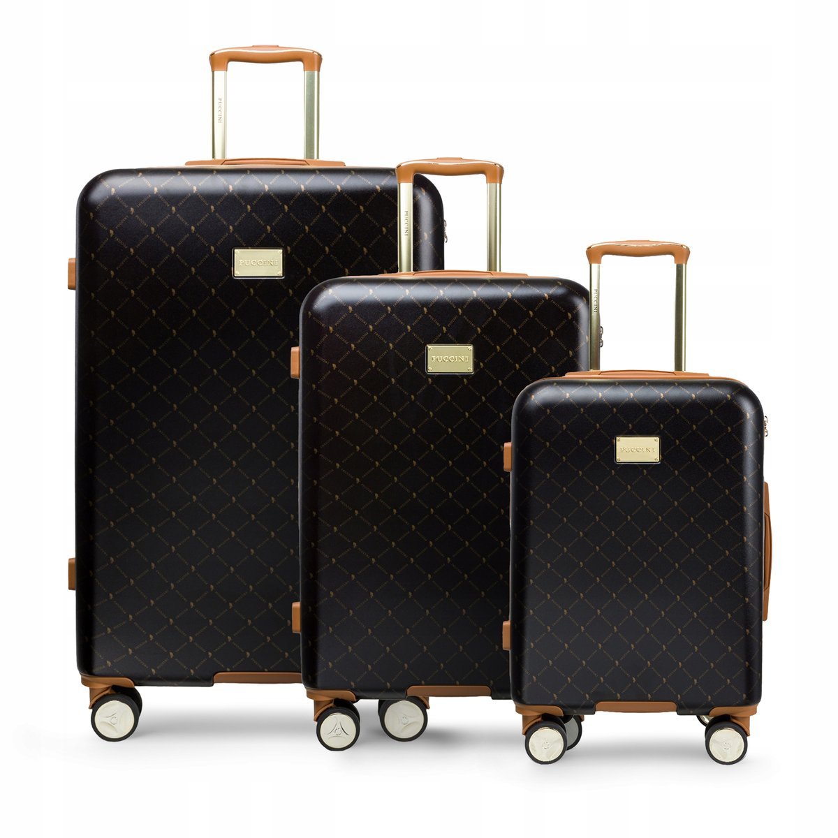 PUCCINI Zestaw Komplet WALIZEK Podróżnych ABS Na Kółkach 3w1 ABS023 2