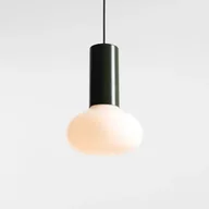 Lampy sufitowe - Wisząca lampa do salonu Flo Moss S 7000G26_S zielona - miniaturka - grafika 1