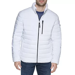 Calvin Klein Męska kurtka puchowa pakowana, biały, L - Kurtki męskie - miniaturka - grafika 1