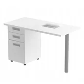 Meble kosmetyczne - VERSA Stolik do manicure Pochłaniacz Pyłu: Bez Pochłaniacza - miniaturka - grafika 1