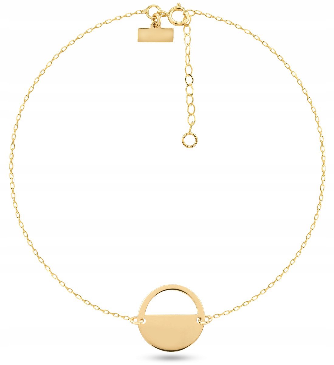 ZŁOTA BRANSOLETKA KÓŁKO 333