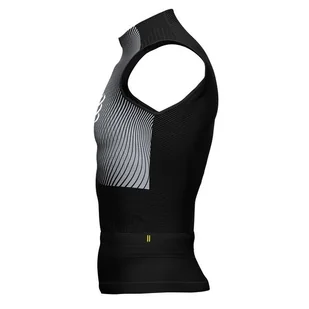 COMPRESSPORT Koszulka kompresyjna do biegania TRAIL POSTURAL TANK TOP 2020 czarna - Koszulki sportowe męskie - miniaturka - grafika 8