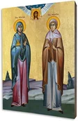 Ikony i obrazy sakralne - Ikona Świętej Marii i Świętej Marty - miniaturka - grafika 1